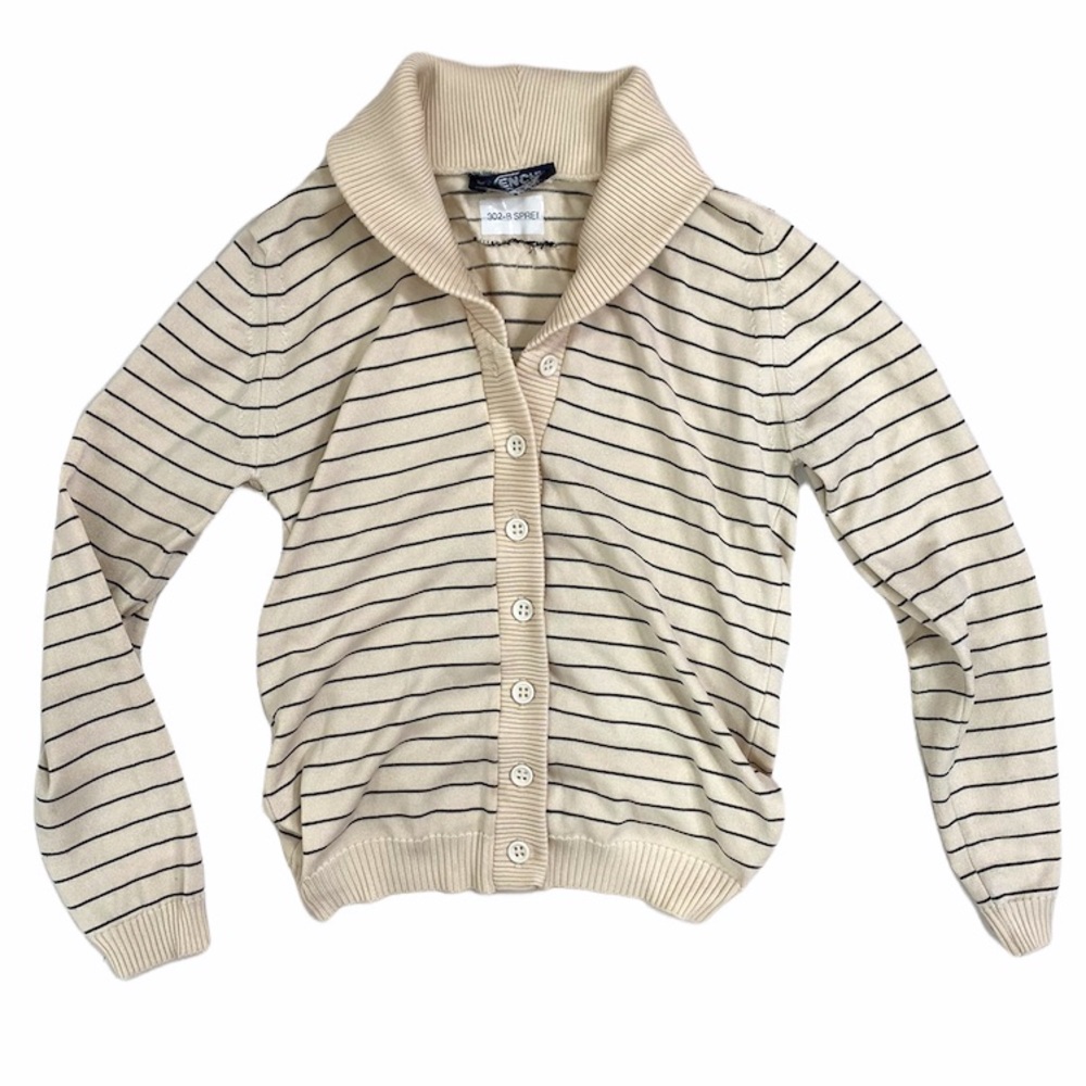 Givenchy Sport Yellow Striped button down Sweater size S - Picture 1 of 12